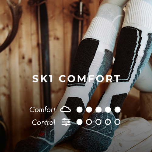 Calcetines de esquí para mujer SK5 WOMEN (Negro)